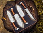4-Piece Damascus Steel Chef Knife Set - Image 3