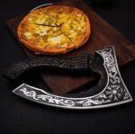 Pizza Cutter Axe Unique Viking Style - Image 2