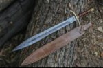 Hand Forged Viking Personalized Damascus steel sword - Image 4