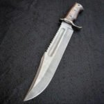 Handmade Forged Knife with Leather Sheath - Image 4