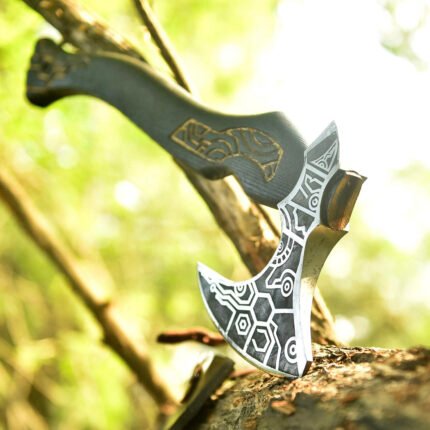 Forged Viking Axe