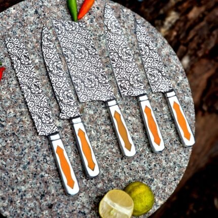 Hand Forged D2 Steel with etching blade