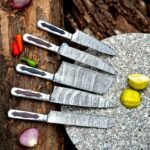 Hand Forged Damascus steel Chef Knife Set - Image 2